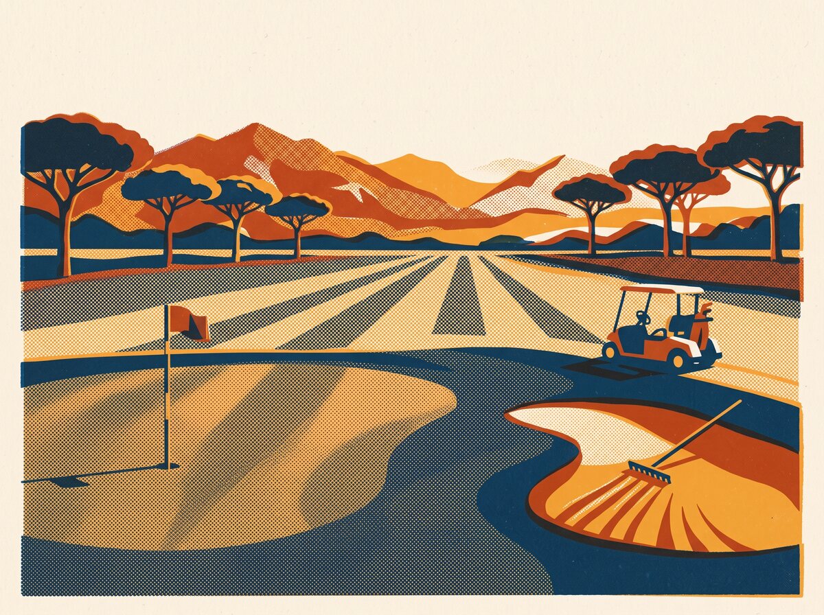 Illustration: Golfbaner