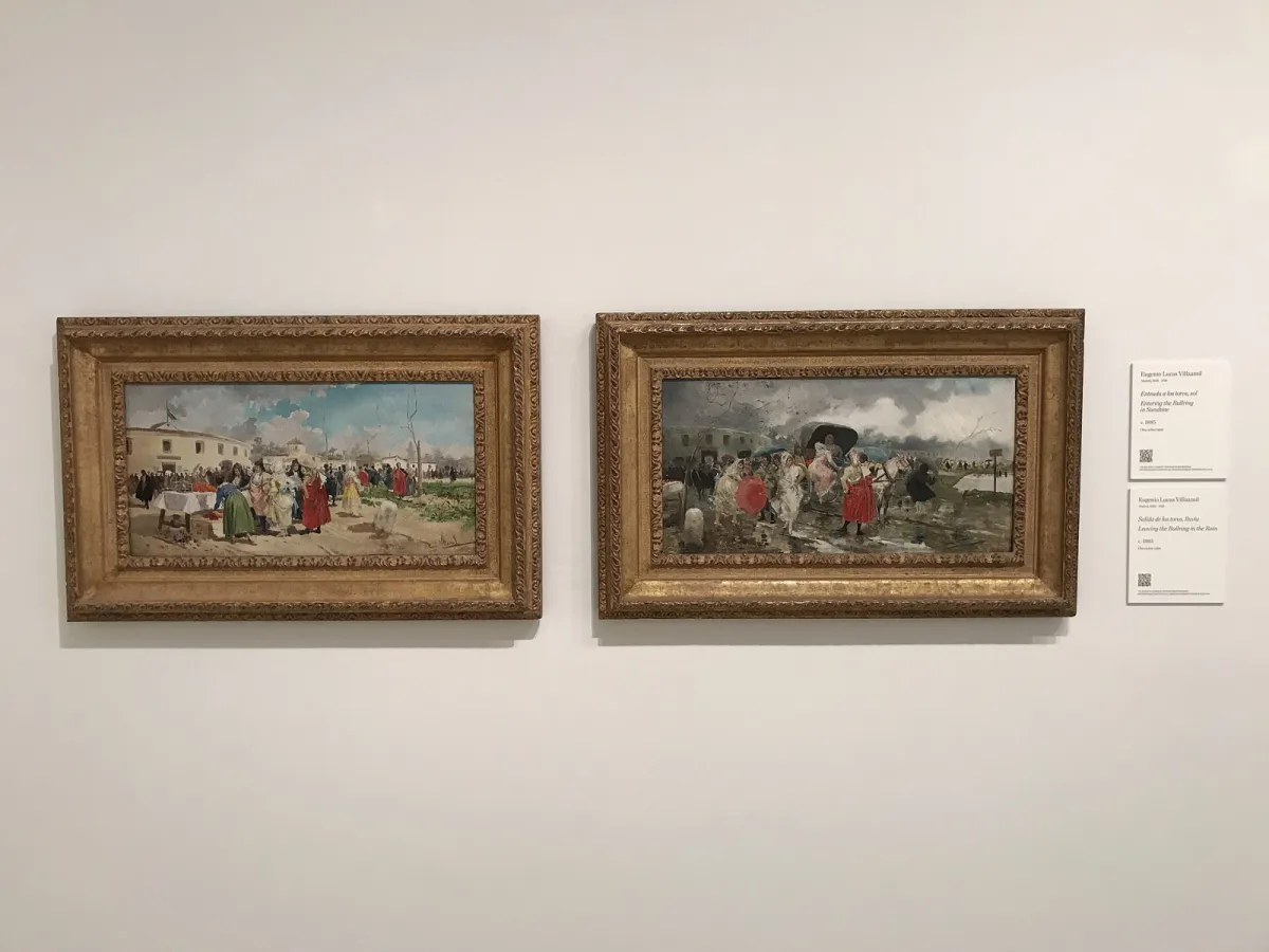 Eugenio Lucas Villaam - Two paintings in Museo Carmen Thyssen Málaga