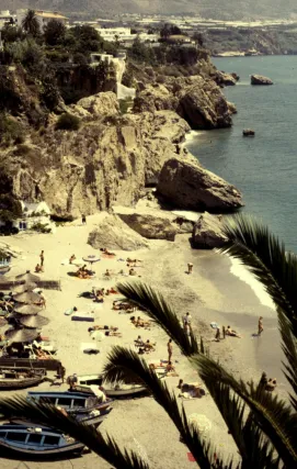 Espagne Nerja Paseo Balcón de Europa Vue Plage - panoramio