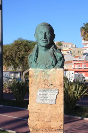 Torre del Mar, monument of Jose Antonio Gallego